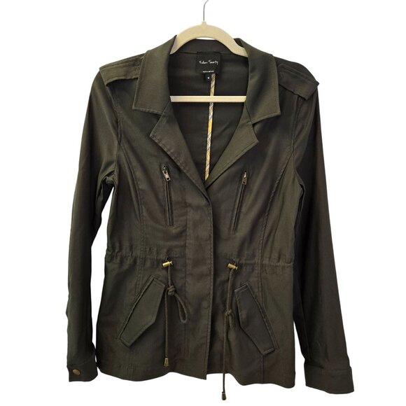 Eden Society Laysha Olive Green Utility Jacket Size Small - Picture 1 of 8